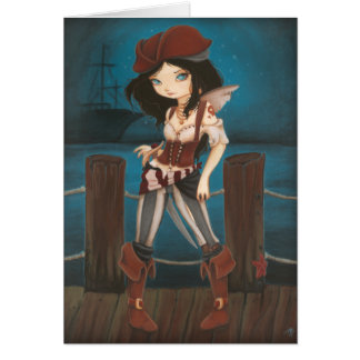 Jane - fantasy Fairy Pirate-kaart