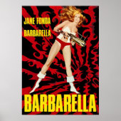 Jane Fonda Barbarella Poster (Voorkant)