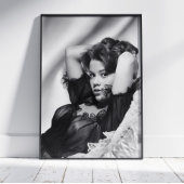 Jane Fonda Poster ~ Zwart en Wit ~ Wanddecoratie