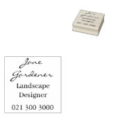 Jane Gardener Landschapsontwerper Rubber Stempel (Gestempeld)