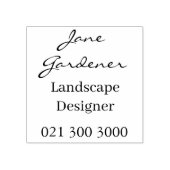 Jane Gardener Landschapsontwerper Rubber Stempel (Afrduk)