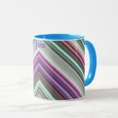 JANE ~  gestreept ~ Mok (Voorkant rechts)