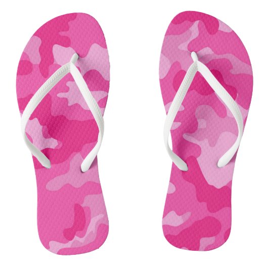 Jane GI Militair Roze Camouflage Shower Party Teenslippers (Voetbed)