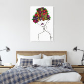 Jane Hides in Plain Sight Canvas Afdruk (Insitu (Slaapkamer))