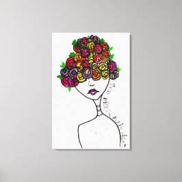 Jane Hides in Plain Sight Canvas Afdruk