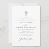 Jane Katholieke Uitnodiging van de Weddenschap met (Voorkant)