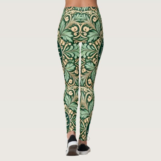 JANE ~ Moederdag ~ Groen Leggings (Achterkant)