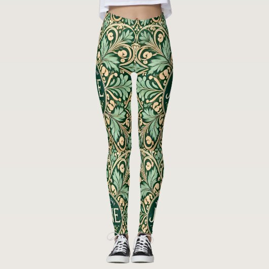 JANE ~ Moederdag ~ Groen Leggings (Voorkant)