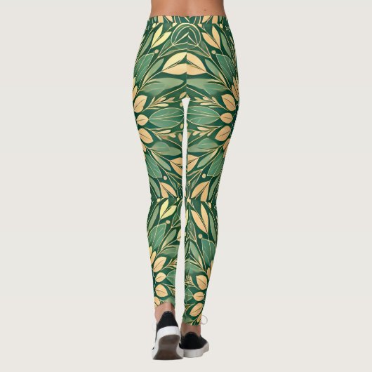 JANE ~ Moederdag ~ Groen ~ Leggings (Achterkant)