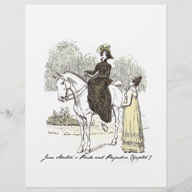 Jane on Horseback - Jane Austen Pride & Prejudice (Voorkant)