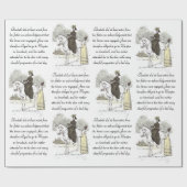 Jane on Horseback - Jane Austen Pride & Prejudice Cadeaupapier (Vlak)