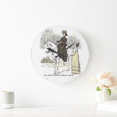 Jane on Horseback - Jane Austen Pride & Prejudice Grote Klok (Huis)