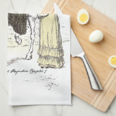 Jane on Horseback - Jane Austen Pride & Prejudice Theedoek (Quarter Fold)