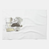 Jane on Horseback - Jane Austen Pride & Prejudice Theedoek (Horizontaal)