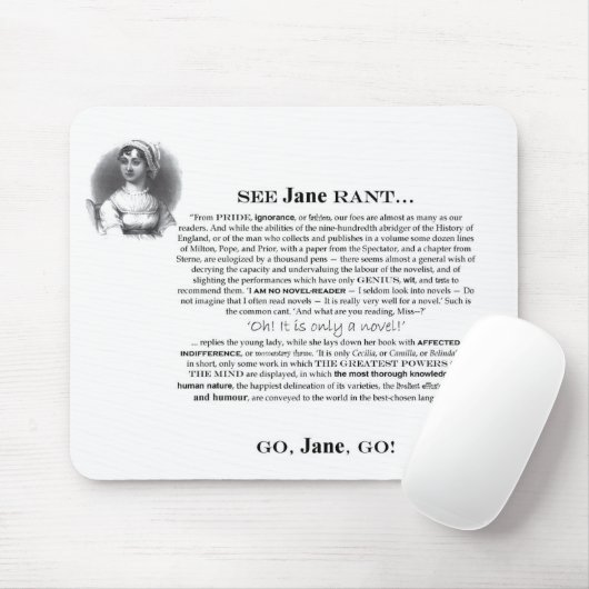 Jane Rant Mousepad Muismat (Met muis)