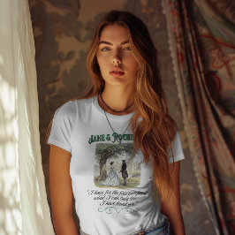 Jane & Rochester Thornfield Hall Groen T-shirt