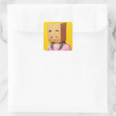 Jane Roe Vierkante Sticker (Tas)