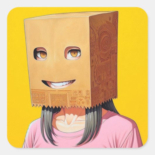 Jane Roe Vierkante Sticker (Voorkant)