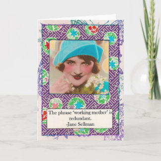 Jane Sellman Motherhood Quote Card Kaart