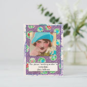 Jane Sellman Motherhood Quote Postcard Briefkaart (Staand voorkant)