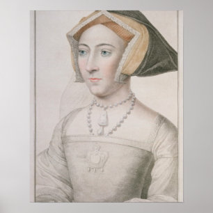 Jane Seymour (c.1509-37) gegraveerd door Francesco Poster