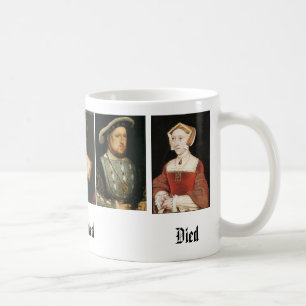 Jane Seymour, Catherine of Aragon, Anne Boleyn.. Koffiemok