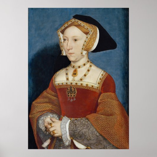 Jane Seymour - Hans Holbien the Younger - 1536 Poster (Voorkant)