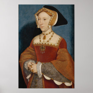 Jane Seymour Portrait - Koningin van Engeland Poster
