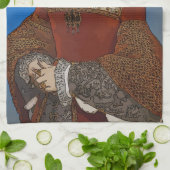 Jane Seymour Queen of Henry VIII of England Theedoek (Gevouwen)