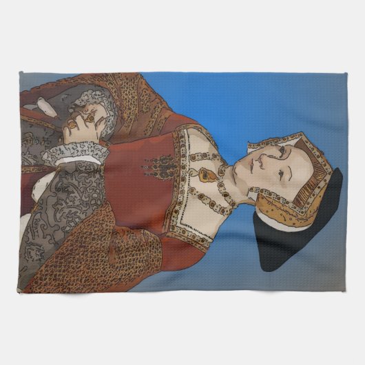 Jane Seymour Queen of Henry VIII of England Theedoek (Horizontaal)