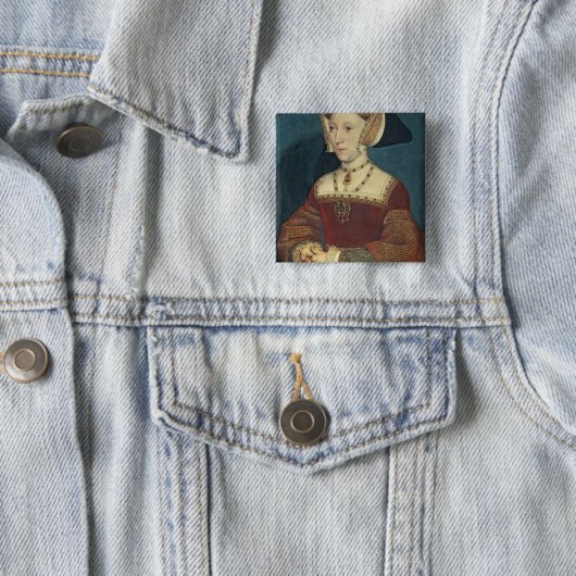 Jane Seymour Vierkante Button 5,1 Cm (In situ)