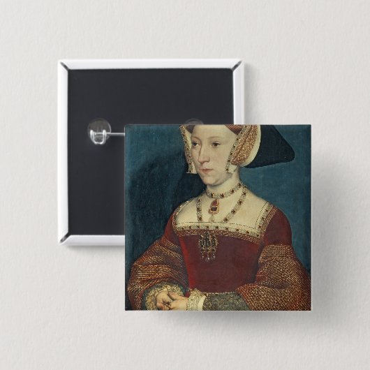 Jane Seymour Vierkante Button 5,1 Cm (Voorkant /achterkant)