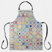 Jane Stickle Quilt Apron Schort (Voorkant)