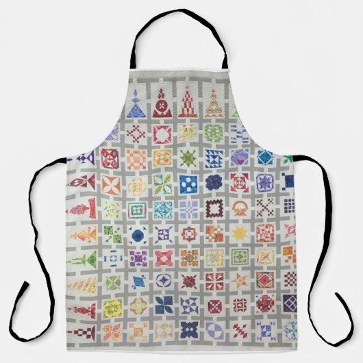 Jane Stickle Quilt Apron Schort (Voorkant)