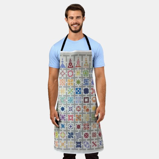 Jane Stickle Quilt Apron Schort (Gedragen)