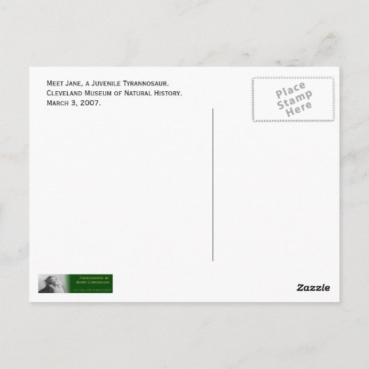 Jane - Uitzicht #6 Briefkaart (Achterkant)