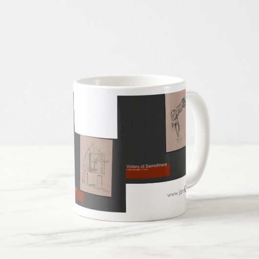 Janejira Brand Architecture Sketches Koffiemok (Voorkant rechts)