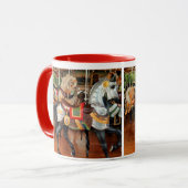Jane's Carousel Horses in een thee of Mok (Voorkant links)