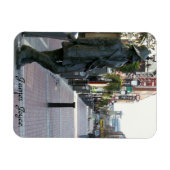 Janes Joyce Irish auteur life-size sculpture Magneet (Horizontaal)