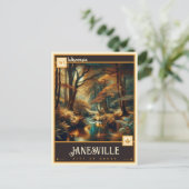 Janesville, Wisconsin |  Briefkaart (Staand voorkant)