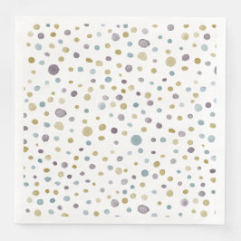 Janet Confetti Waterverf Stippen Papier servet