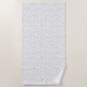 Janet Confetti Waterverf Stippen Strandlaken (Voorkant)