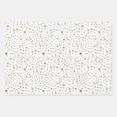 Janet Confetti Waterverf Stippen Wrapping Paper (Voorkant 2)