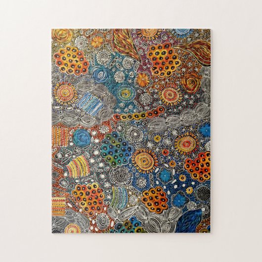 Janet Golder My Country Aboriginal Art Puzzle Legpuzzel (Verticaal)