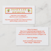 Janet Lee Design-Visitekaartje Visitekaartje (Voorkant / Achterkant)