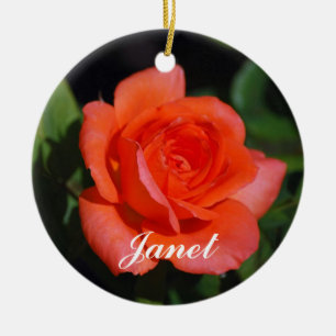Janet Oranje en Abriot Rozen Ornament
