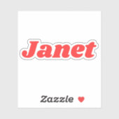 Janet Sticker (Vel)