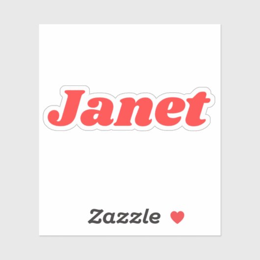 Janet Sticker (Vel)