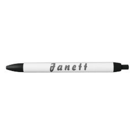 Janett Kugelschreiber Zwarte Inkt Pen