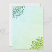 Janeu Poite Upanayanam Hindoe Heilige Schroefdraad Kaart (Achterkant)